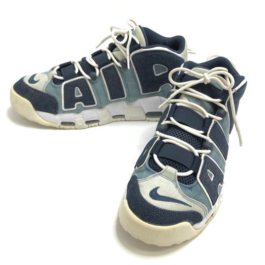 【中古品】【メンズ】 NIKE ナイキ Air More Uptempo "Denim" CJ6125-100 エアモアアップテンポ デニム スニーカー シューズ 靴 160-260417-rs-01-fur サイズ：28.5cm US10.5 カラー：インディゴ系 万代Net店
