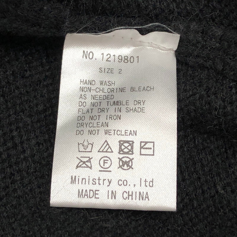 【現状渡し品】【レディース】 CANDY STRIPPER キャンディストリッパー CND PATCHWORK BEAR ニット セーター 長袖 トップス 170-251107-rs-08-fur サイズ：2 カラー：ブラック 万代Net店