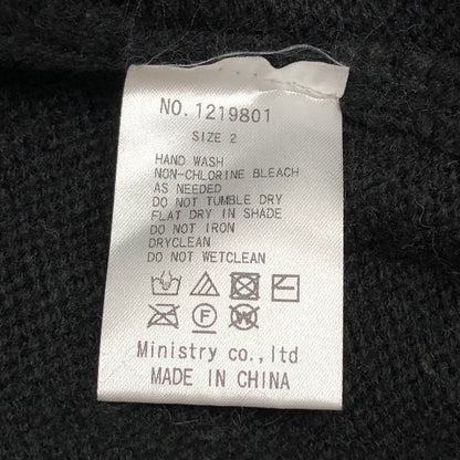 【現状渡し品】【レディース】 CANDY STRIPPER キャンディストリッパー CND PATCHWORK BEAR ニット セーター 長袖 トップス 170-251107-rs-08-fur サイズ：2 カラー：ブラック 万代Net店