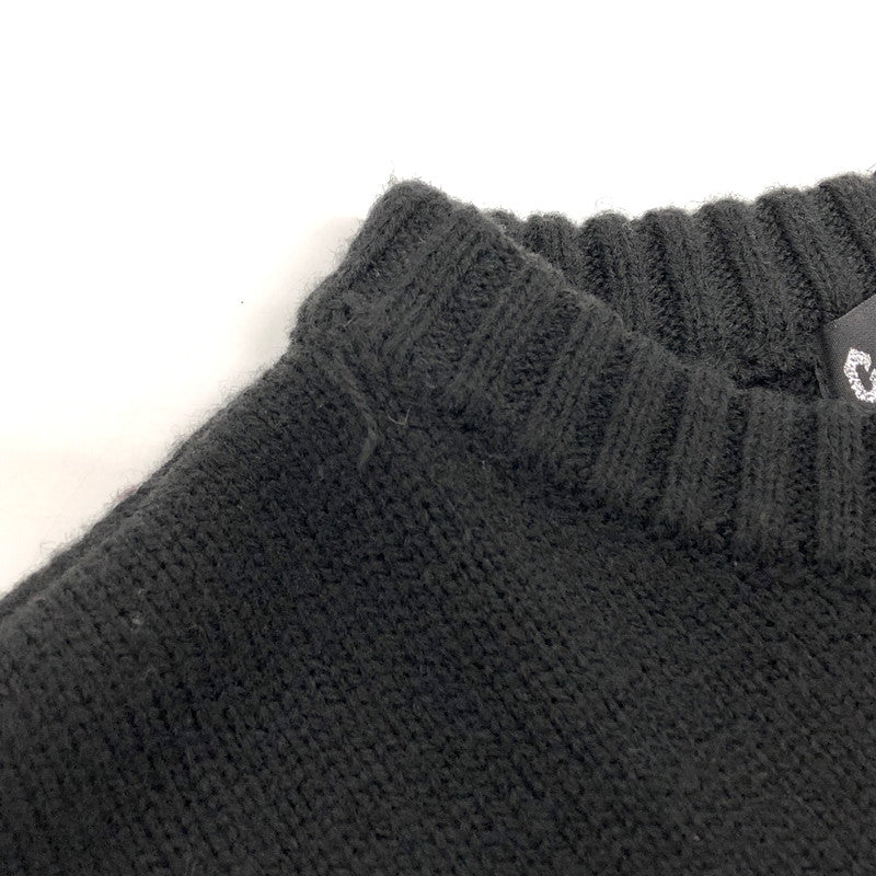 【現状渡し品】【レディース】 CANDY STRIPPER キャンディストリッパー CND PATCHWORK BEAR ニット セーター 長袖 トップス 170-251107-rs-08-fur サイズ：2 カラー：ブラック 万代Net店