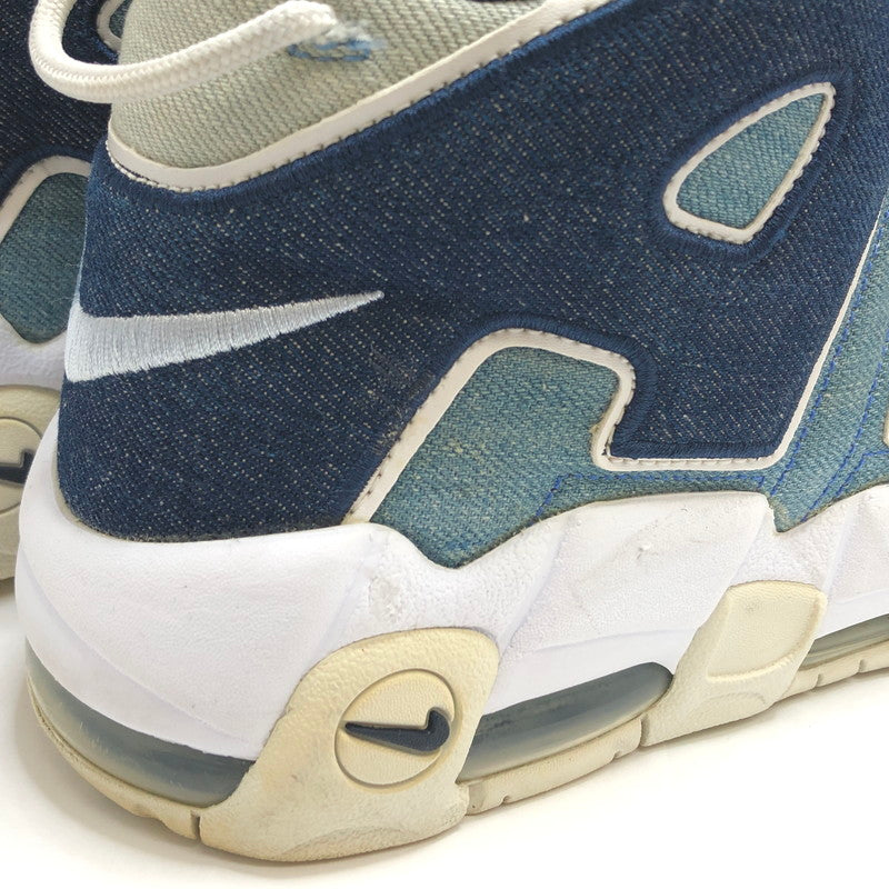 【中古品】【メンズ】 NIKE ナイキ Air More Uptempo "Denim" CJ6125-100 エアモアアップテンポ デニム スニーカー シューズ 靴 160-260417-rs-01-fur サイズ：28.5cm US10.5 カラー：インディゴ系 万代Net店