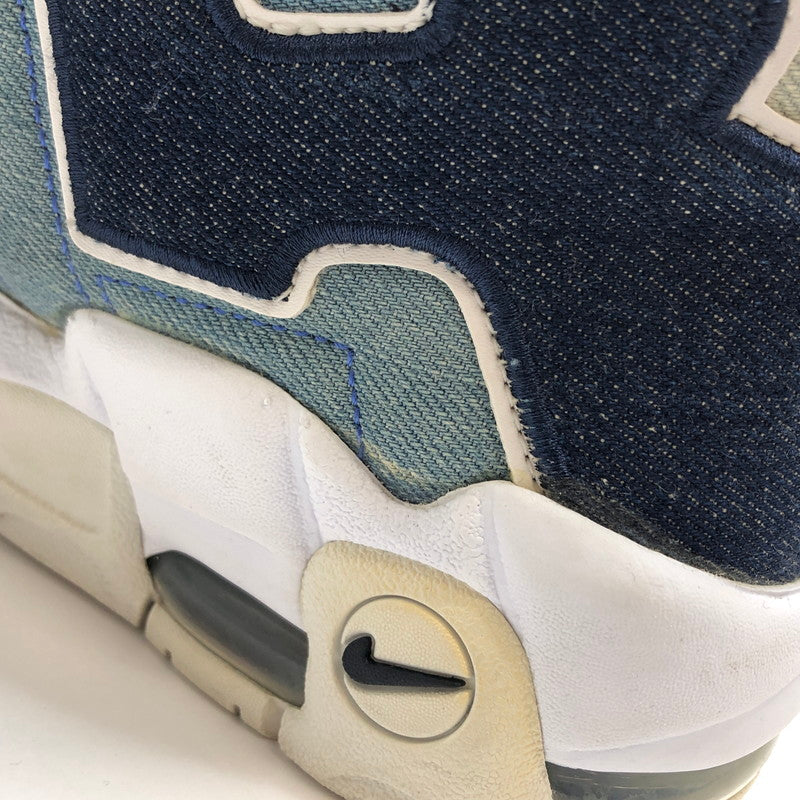【中古品】【メンズ】 NIKE ナイキ Air More Uptempo "Denim" CJ6125-100 エアモアアップテンポ デニム スニーカー シューズ 靴 160-260417-rs-01-fur サイズ：28.5cm US10.5 カラー：インディゴ系 万代Net店