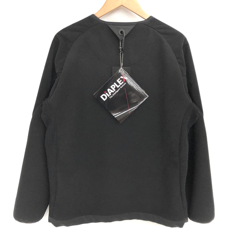 【中古品】【メンズ】 WHITE MOUNTAINEERING ホワイトマウンテニアリング DiAPLEX FLEECE BLOUSON BK2573504 フリース ブルゾン 古着 140-260925-rs-09-fur サイズ：1 カラー：ブラック 万代Net店