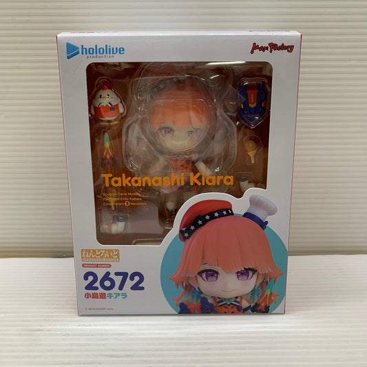 【未使用品】 マックスファクトリー ねんどろいど 2672 小鳥遊キアラ フィギュア ホロライブ VTuber 053-260202-AS-8-min 万代Net店
