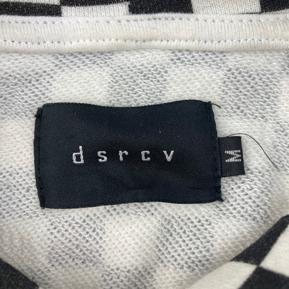 【中古品】【メンズ】 dsrcv チェッカー柄パーカー 142-260103-WA-06-iwa サイズ：M カラー：ブラック ホワイト 万代Net店