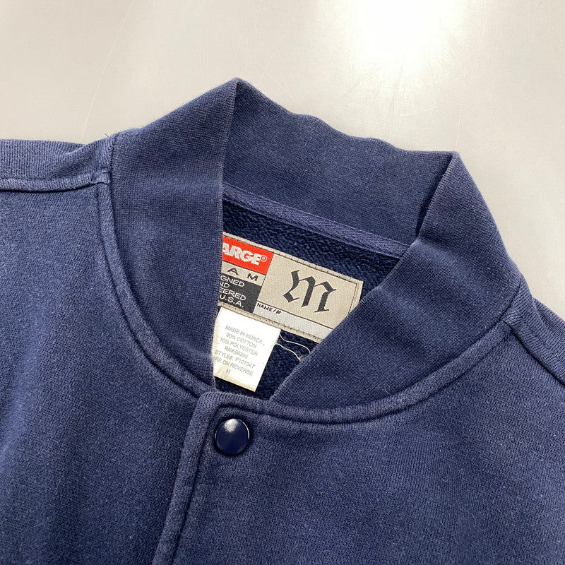 【中古品】【メンズ】 XLARGE エクストララージ SWEAT STADIUM JACKET スウェット スタジアム ジャケット アウター 142-261012-kh-14-izu サイズ：M カラー：ネイビー 万代Net店