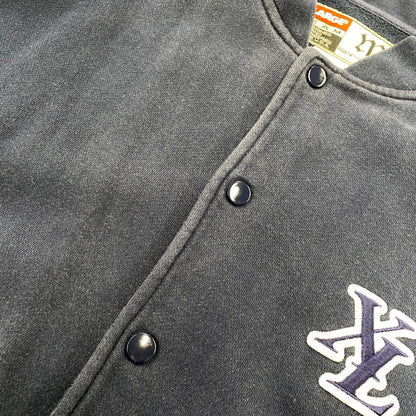 【中古品】【メンズ】 XLARGE エクストララージ SWEAT STADIUM JACKET スウェット スタジアム ジャケット アウター 142-261012-kh-14-izu サイズ：M カラー：ネイビー 万代Net店