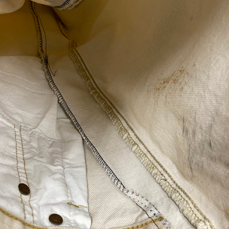 【現状渡し品】【メンズ】 LEVI'S リーバイス REMAKE FLARE PANTS リメイク フレア デニム パンツ ボトムス 157-260709-kh-11-izu カラー：アイボリー系 万代Net店