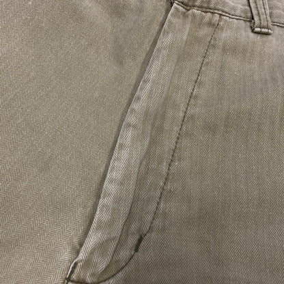 【中古品】【メンズ】 SCHOTT ショット 5730-03 COMBAT コンバット トラウザーズ パンツ ボトムス 156-260709-kh-14-izu サイズ：34×34 カラー：ベージュ系 万代Net店
