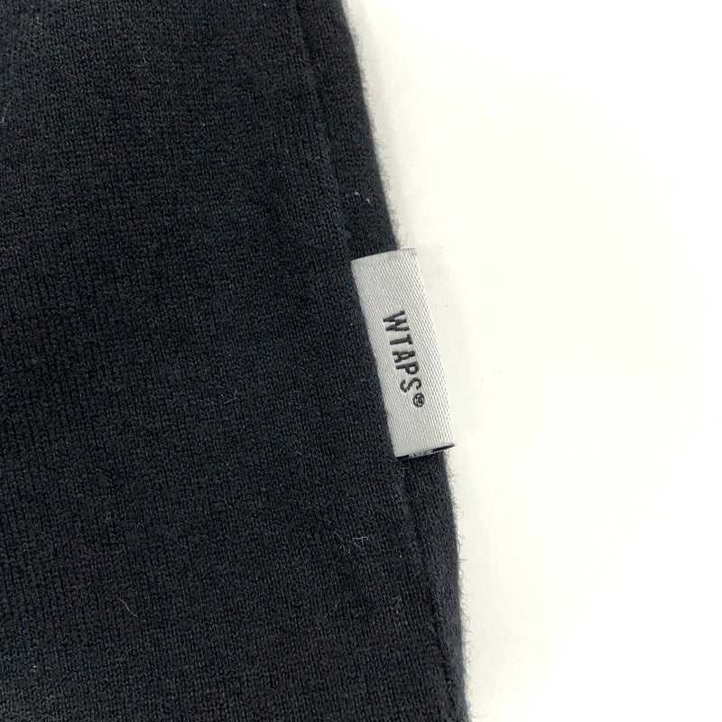 【現状渡し品】【メンズ】 WTAPS ダブルタップス WTVUA L/S TEE 192ATDT-LT01S ロングスリーブ Tシャツ ロンT 長袖 トップス ストリート系 142-250423-rs-07-fur サイズ：02 カラー：ブラック 万代Net店