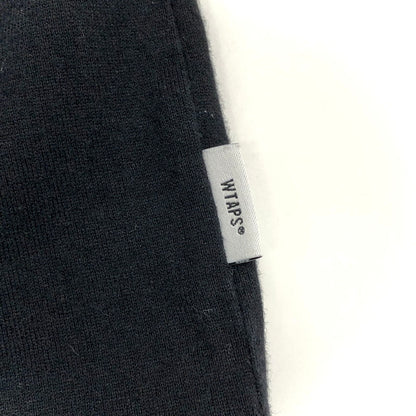 【現状渡し品】【メンズ】 WTAPS ダブルタップス WTVUA L/S TEE 192ATDT-LT01S ロングスリーブ Tシャツ ロンT 長袖 トップス ストリート系 142-250423-rs-07-fur サイズ：02 カラー：ブラック 万代Net店