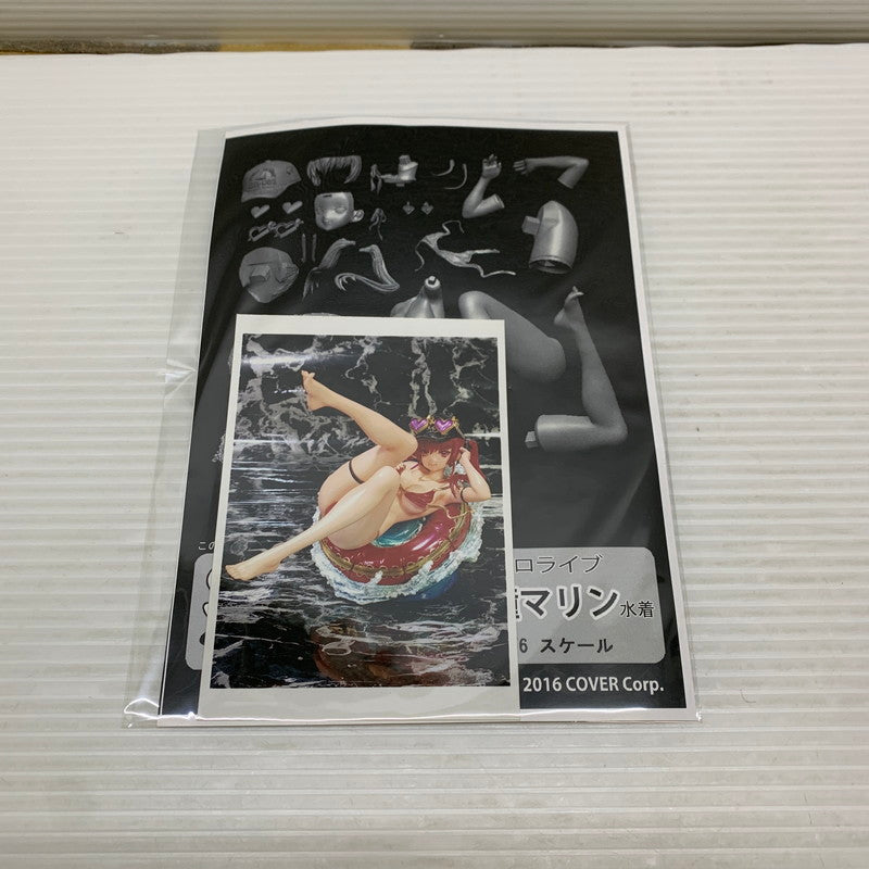 【現状渡し品】 ホロライブ 宝鐘マリン 水着 1/6スケール ガレージキット フィギュア VTuber 未組立 未塗装 付属品未確認 053-260202-AS-11-min 万代Net店