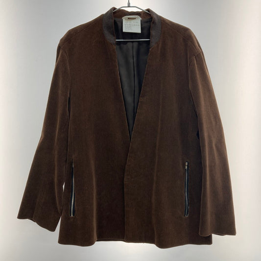 【中古品】【メンズ】 DIGAWEL ディガウェル DWROB023 NO COLLAR JACKET(1)(CORDUROY) 140-260104-WA-03-iwa サイズ：2 カラー：ブラウン 万代Net店
