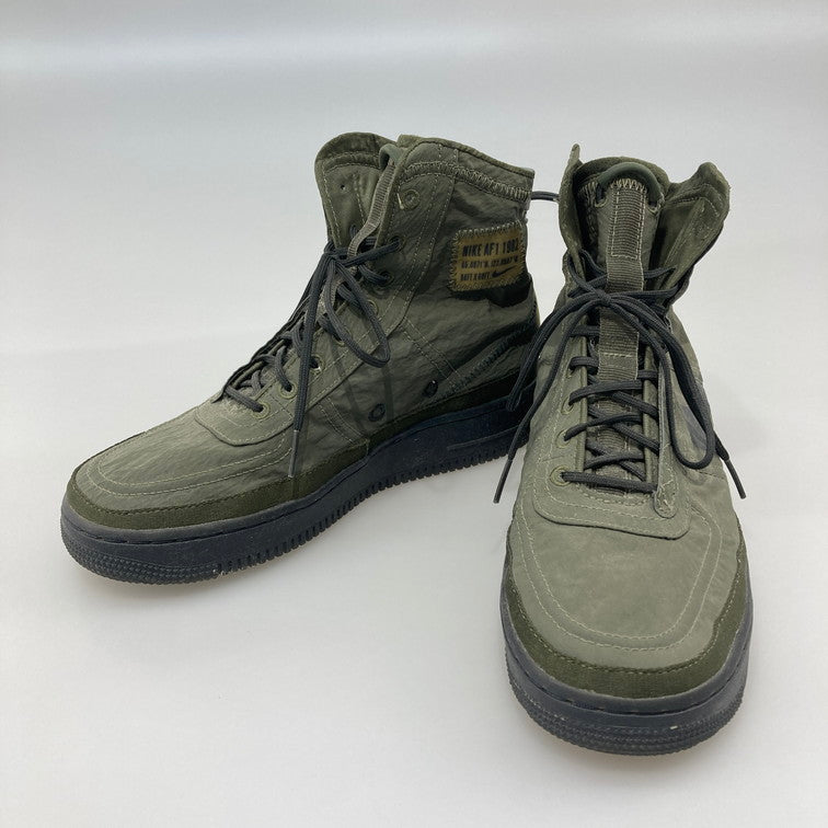 【中古品】【レディース】 NIKE ナイキ BQ6096-301 AIR FORCE 1 HIGH SHELL CARGO KHAKI スニーカー 本体のみ 160-260420-WA-05-iwa サイズ：24.5cm カラー：カーキ 万代Net店