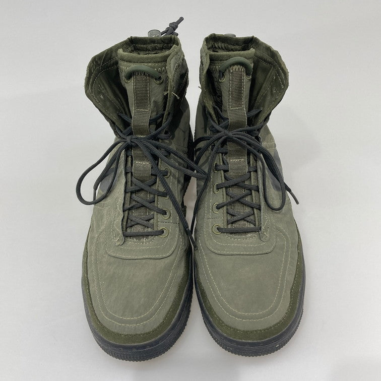 【中古品】【レディース】 NIKE ナイキ BQ6096-301 AIR FORCE 1 HIGH SHELL CARGO KHAKI スニーカー 本体のみ 160-260420-WA-05-iwa サイズ：24.5cm カラー：カーキ 万代Net店