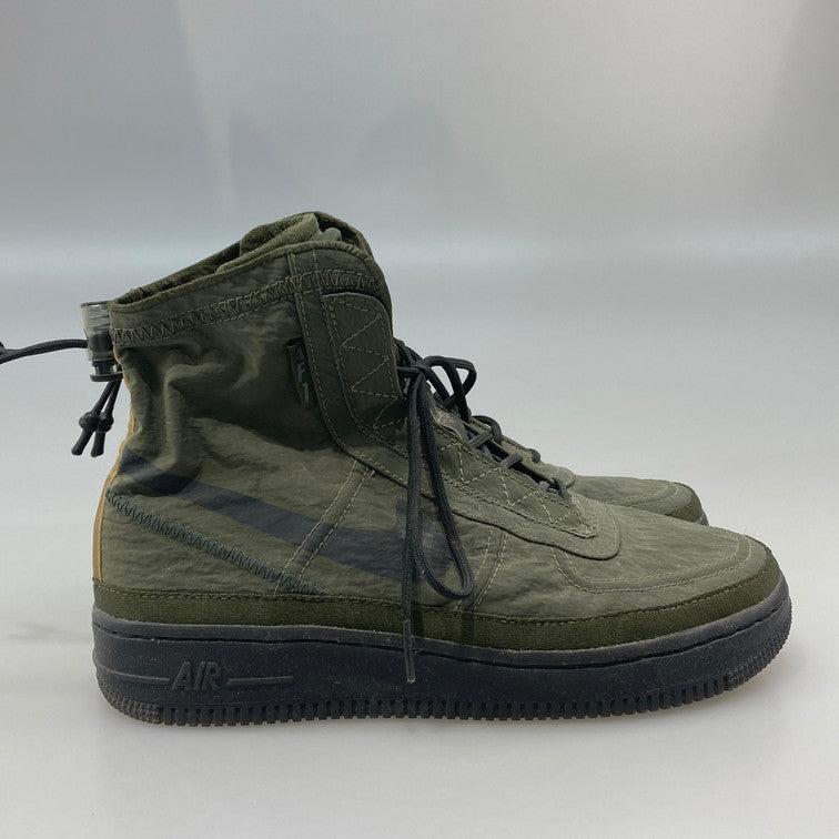 【中古品】【レディース】 NIKE ナイキ BQ6096-301 AIR FORCE 1 HIGH SHELL CARGO KHAKI スニーカー 本体のみ 160-260420-WA-05-iwa サイズ：24.5cm カラー：カーキ 万代Net店