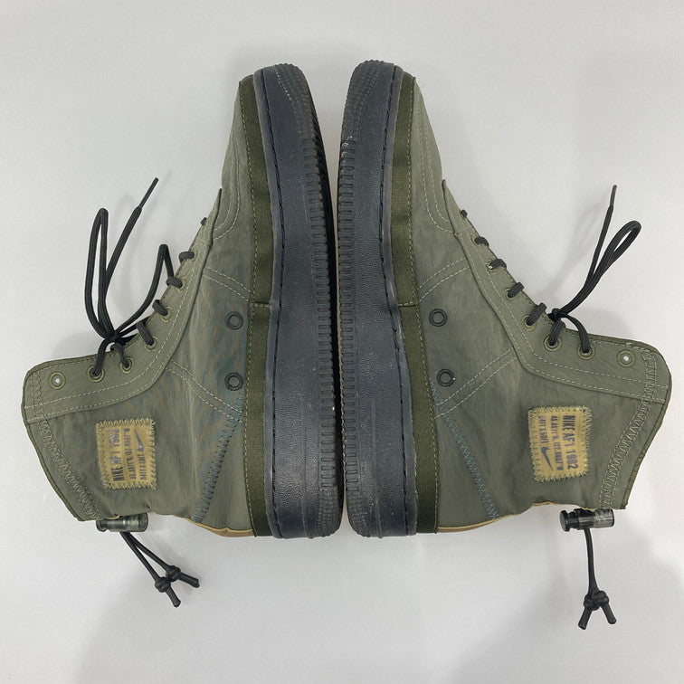 【中古品】【レディース】 NIKE ナイキ BQ6096-301 AIR FORCE 1 HIGH SHELL CARGO KHAKI スニーカー 本体のみ 160-260420-WA-05-iwa サイズ：24.5cm カラー：カーキ 万代Net店