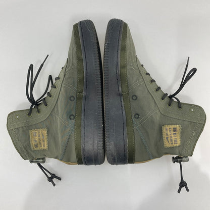 【中古品】【レディース】 NIKE ナイキ BQ6096-301 AIR FORCE 1 HIGH SHELL CARGO KHAKI スニーカー 本体のみ 160-260420-WA-05-iwa サイズ：24.5cm カラー：カーキ 万代Net店