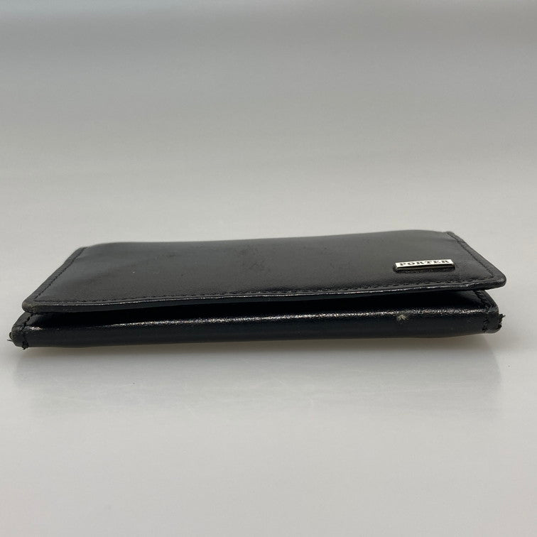 【中古品】【メンズ】 PORTER ポーター カードケース 201-260420-WA-06-iwa カラー：ブラック 万代Net店