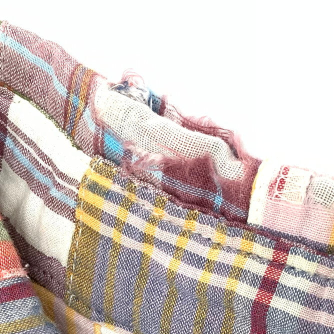 【現状渡し品】【メンズ】 WAREHOUSE ウエアハウス チェックシャツ 長袖 シャツ 145-260112-yu-02-fur サイズ：M カラー：マルチカラー 万代Net店