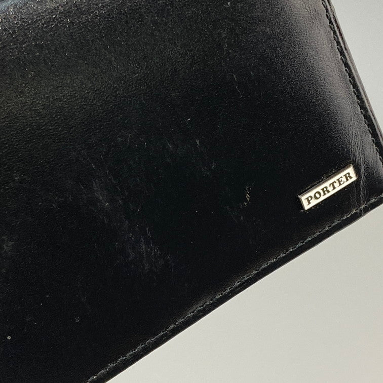 【中古品】【メンズ】 PORTER ポーター カードケース 201-260420-WA-06-iwa カラー：ブラック 万代Net店