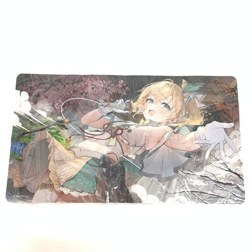 【未使用品】 ホロライブ 風真いろは 活動1周年記念 ラバーマット 053-260614-mo-07-fur 万代Net店