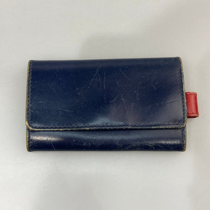 【現状渡し品】【メンズ】 WHITE HOUSE COX ホワイトハウスコックス キーケース 201-260423-WA-01-iwa カラー：ネイビー 万代Net店