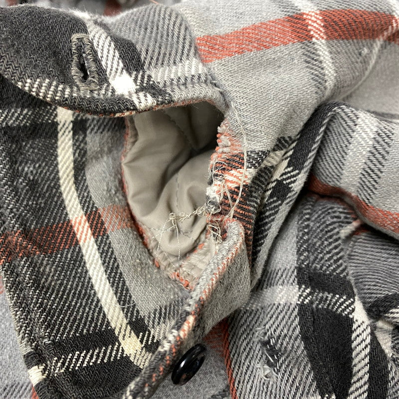 【現状渡し品】【メンズ】 三角タグ QUILTING LINER FLANNEL SHIRT キルティング ライナー フランネル シャツ トップス 146-260311-kh-03-izu サイズ：M カラー：マルチ 万代Net店