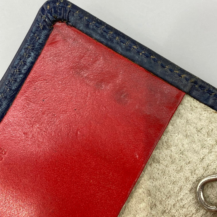【現状渡し品】【メンズ】 WHITE HOUSE COX ホワイトハウスコックス キーケース 201-260423-WA-01-iwa カラー：ネイビー 万代Net店