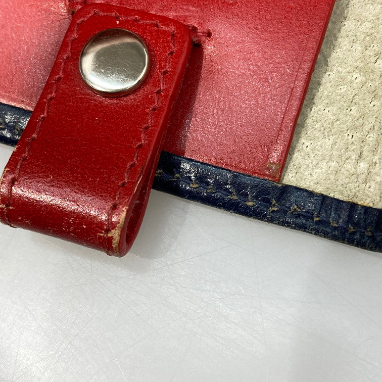 【現状渡し品】【メンズ】 WHITE HOUSE COX ホワイトハウスコックス キーケース 201-260423-WA-01-iwa カラー：ネイビー 万代Net店