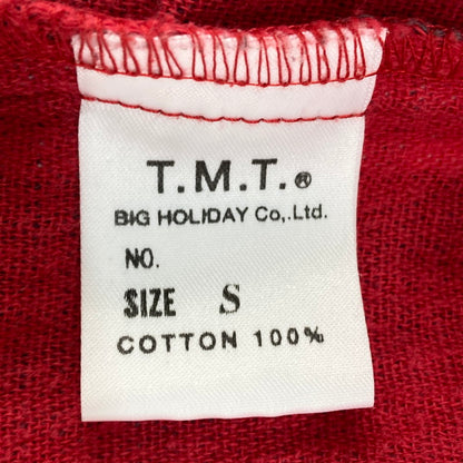 【中古品】【メンズ】 TMT ティーエムティー HEAVY FLANNEL CHECK SHIRT 140-260104-WA-09-iwa サイズ：S カラー：レッド系 万代Net店
