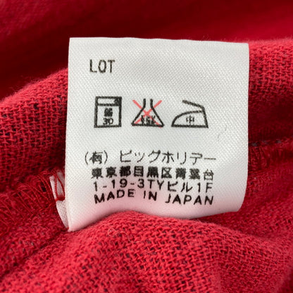 【中古品】【メンズ】 TMT ティーエムティー HEAVY FLANNEL CHECK SHIRT 140-260104-WA-09-iwa サイズ：S カラー：レッド系 万代Net店