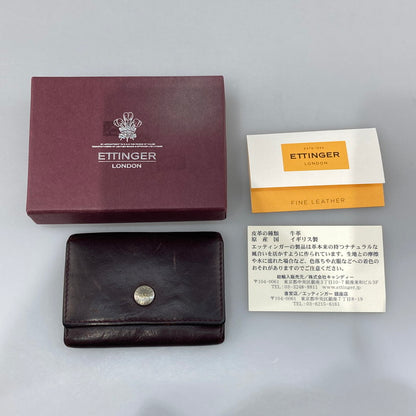 【中古品】【メンズ】 ETTINGER エッティンガー レザーコインケース 201-260423-WA-02-iwa 万代Net店