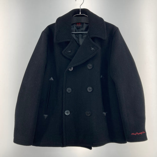 【中古品】【メンズ】 68&brothers シックスティエイトアンドブラザーズ Pコート アウター 147-260105-WA-01-iwa サイズ：L カラー：ブラック 万代Net店