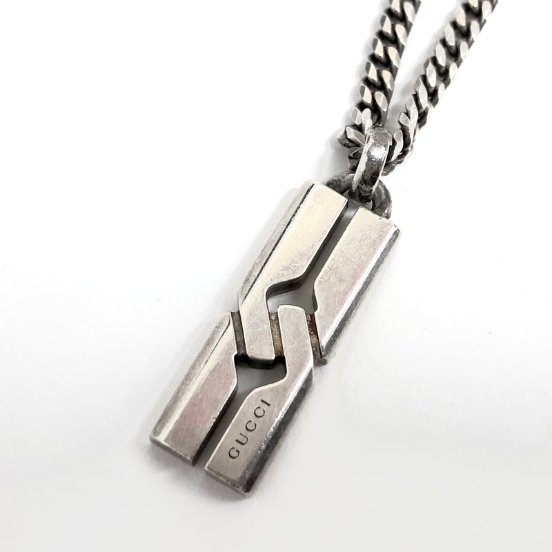 【現状渡し品】【メンズ/レディース】 GUCCI グッチ INFINITY NECKLACE 313466 ネックレス シルバー 925 アクセサリー 182-260706-rs-04-fur カラー：シルバー 万代Net店