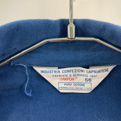 【中古品】【メンズ】 INDUSTRIA CONFEZIONI CAPRIATESE ユーロワークジャケット 146-260105-WA-02-iwa サイズ：56 カラー：BLUE 万代Net店