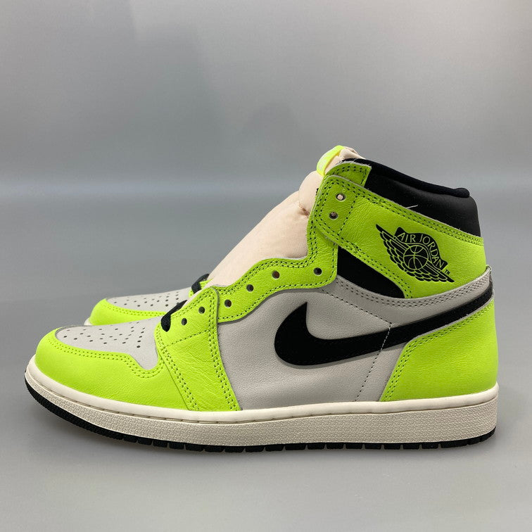 【中古美品】【メンズ】 NIKE ナイキ 555088-702 AIR JORDAN 1 RETRO HIGH OG VOLT VISIONAIRE 160-260423-WA-04-iwa サイズ：27.5cm カラー：VOLT/BLACK-SAIL 万代Net店