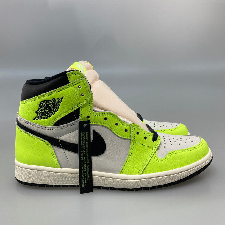 【中古美品】【メンズ】 NIKE ナイキ 555088-702 AIR JORDAN 1 RETRO HIGH OG VOLT VISIONAIRE 160-260423-WA-04-iwa サイズ：27.5cm カラー：VOLT/BLACK-SAIL 万代Net店