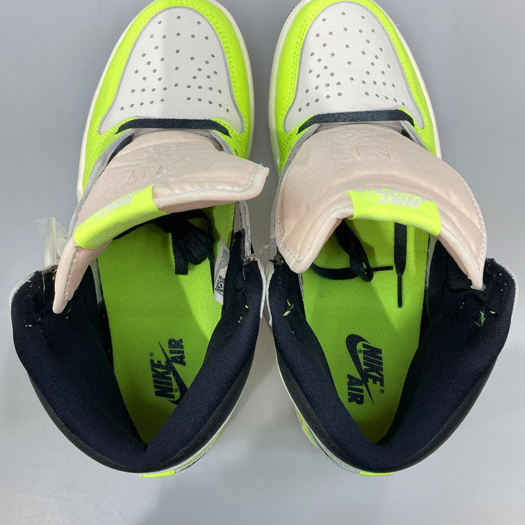 【中古美品】【メンズ】 NIKE ナイキ 555088-702 AIR JORDAN 1 RETRO HIGH OG VOLT VISIONAIRE 160-260423-WA-04-iwa サイズ：27.5cm カラー：VOLT/BLACK-SAIL 万代Net店