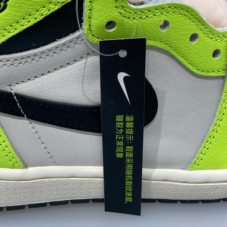 【中古美品】【メンズ】 NIKE ナイキ 555088-702 AIR JORDAN 1 RETRO HIGH OG VOLT VISIONAIRE 160-260423-WA-04-iwa サイズ：27.5cm カラー：VOLT/BLACK-SAIL 万代Net店