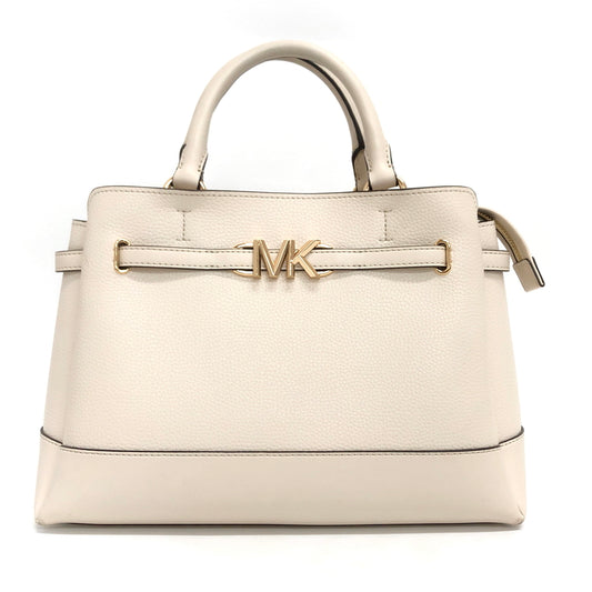 【中古品】【レディース】 MICHAEL KORS マイケルコース Reed Large Leather Belted Satchel 35S3G6RS3T ハンドバッグ 鞄 188-260706-rs-05-fur カラー：アイボリー 万代Net店