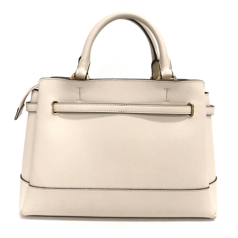 【中古品】【レディース】 MICHAEL KORS マイケルコース Reed Large Leather Belted Satchel 35S3G6RS3T ハンドバッグ 鞄 188-260706-rs-05-fur カラー：アイボリー 万代Net店