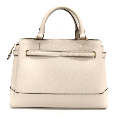 【中古品】【レディース】 MICHAEL KORS マイケルコース Reed Large Leather Belted Satchel 35S3G6RS3T ハンドバッグ 鞄 188-260706-rs-05-fur カラー：アイボリー 万代Net店