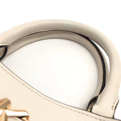 【中古品】【レディース】 MICHAEL KORS マイケルコース Reed Large Leather Belted Satchel 35S3G6RS3T ハンドバッグ 鞄 188-260706-rs-05-fur カラー：アイボリー 万代Net店