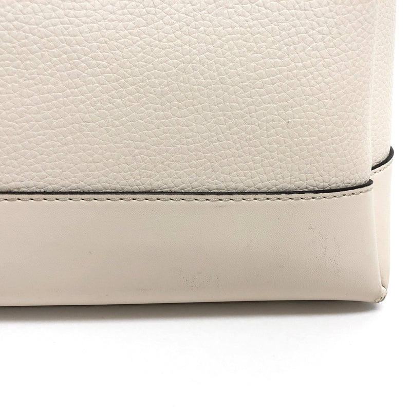 【中古品】【レディース】 MICHAEL KORS マイケルコース Reed Large Leather Belted Satchel 35S3G6RS3T ハンドバッグ 鞄 188-260706-rs-05-fur カラー：アイボリー 万代Net店