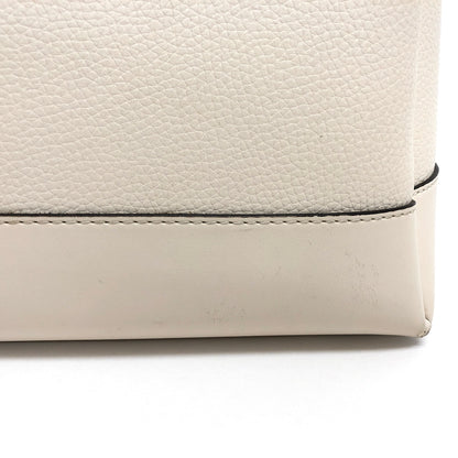 【中古品】【レディース】 MICHAEL KORS マイケルコース Reed Large Leather Belted Satchel 35S3G6RS3T ハンドバッグ 鞄 188-260706-rs-05-fur カラー：アイボリー 万代Net店