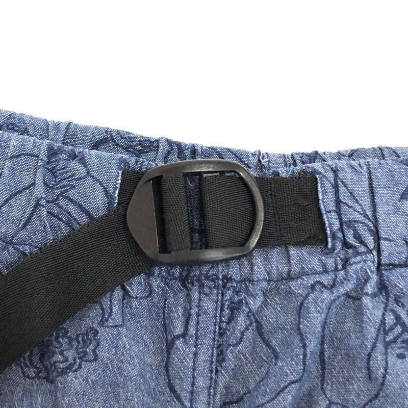 【中古品】【メンズ】 WILD THINGS ワイルドシングス CROPPED PANTS 7分丈パンツ ボトムス 総柄 155-260706-rs-07-fur サイズ：L カラー：ブルー 万代Net店