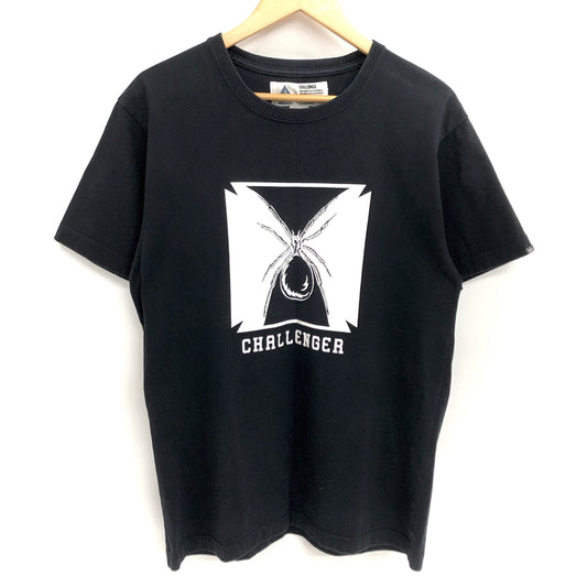 【中古品】【メンズ】 CHALLENGER チャレンジャー SPIDER PRINT S/S TEE スパイダー プリント 半袖 Tシャツ トップス 142-260706-rs-08-fur サイズ：M カラー：ブラック 万代Net店