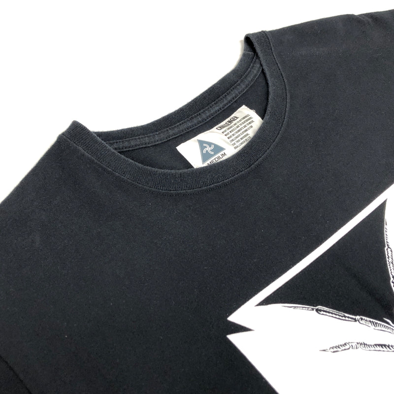 【中古品】【メンズ】 CHALLENGER チャレンジャー SPIDER PRINT S/S TEE スパイダー プリント 半袖 Tシャツ トップス 142-260706-rs-08-fur サイズ：M カラー：ブラック 万代Net店