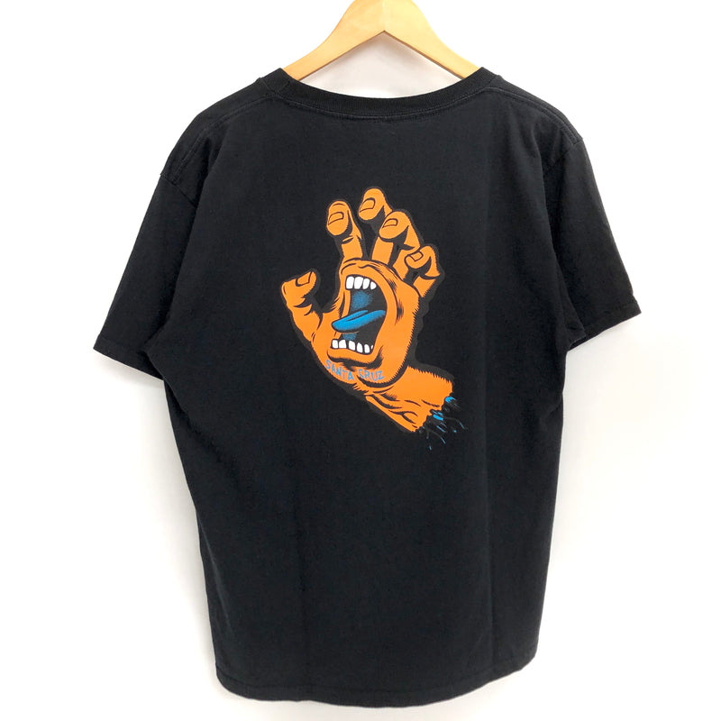 【中古品】【メンズ】 SANTA CRUZ サンタクルーズ SCREAMING HAND S/S TEE 半袖 Tシャツ トップス 142-260706-rs-09-fur サイズ：L カラー：ブラック 万代Net店